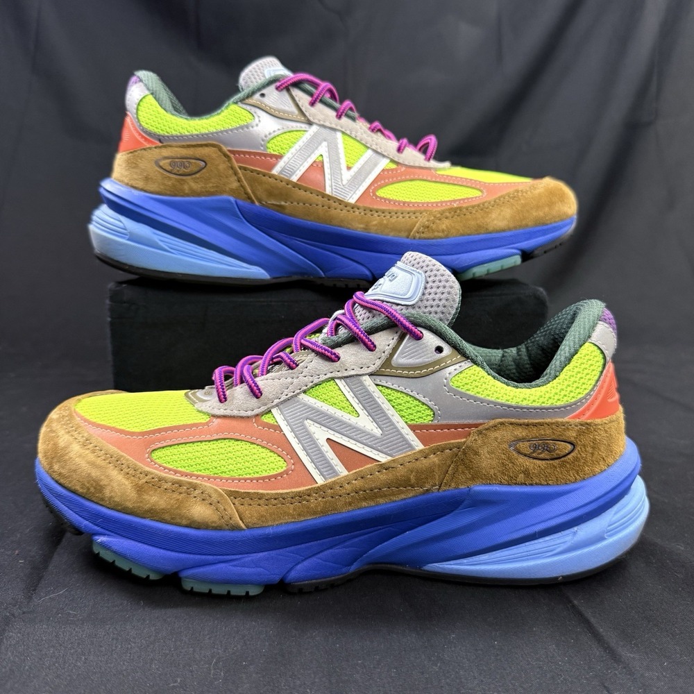 Size 7 New Balance 990v6 Baklava Action Bronson Green Dazzling Blue M990AB6
